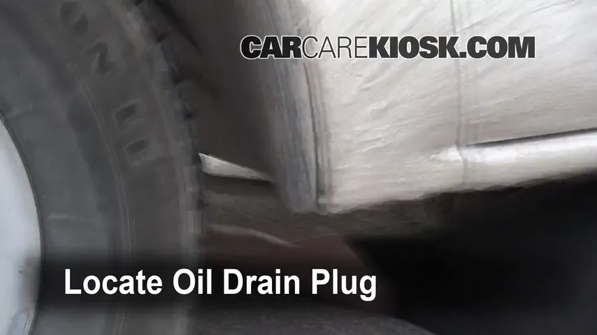 2003 GMC Sierra 1500 WT 4.8L V8 Oil Change Oil and Oil Filter